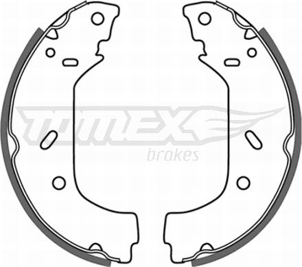 TOMEX brakes TX 20-98 - Juego de zapatas de frenos parts5.com