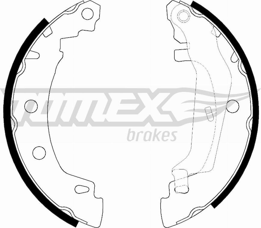 TOMEX brakes TX 20-43 - Piduriklotside komplekt parts5.com