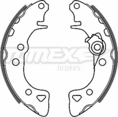 TOMEX brakes TX 20-55 - Jeu de mâchoires de frein parts5.com