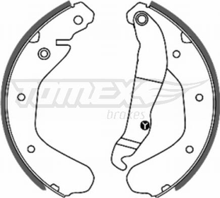 TOMEX brakes TX 20-15 - Fékpofakészlet parts5.com