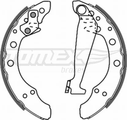 TOMEX brakes TX 20-86 - Set saboti frana parts5.com