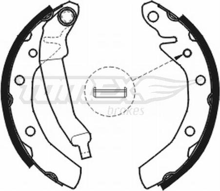 TOMEX brakes TX 20-31 - Комплект спирачна челюст parts5.com