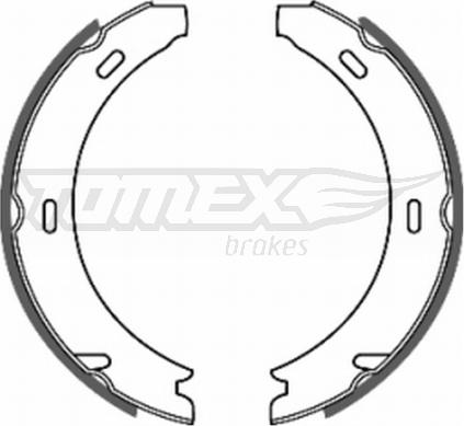 TOMEX brakes TX 20-37 - Komplet kočionih papuča parts5.com