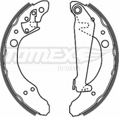 TOMEX brakes TX 20-24 - Комплект спирачна челюст parts5.com