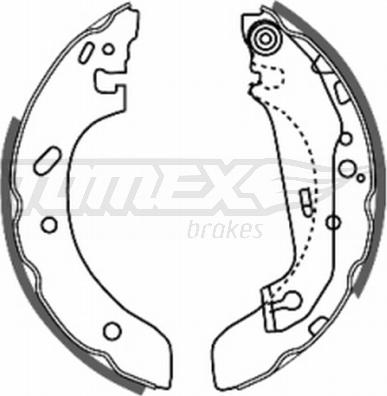 TOMEX brakes TX 20-73 - Juego de zapatas de frenos parts5.com