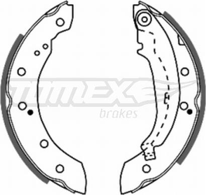 TOMEX brakes TX 20-72 - Juego de zapatas de frenos parts5.com