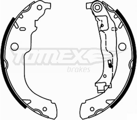 TOMEX brakes TX 21-96 - Juego de zapatas de frenos parts5.com