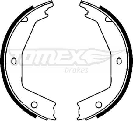 TOMEX brakes TX 21-97 - Sada brzdových čelistí parts5.com