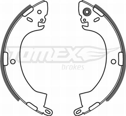 TOMEX brakes TX 21-44 - Zestaw szczęk hamulcowych parts5.com