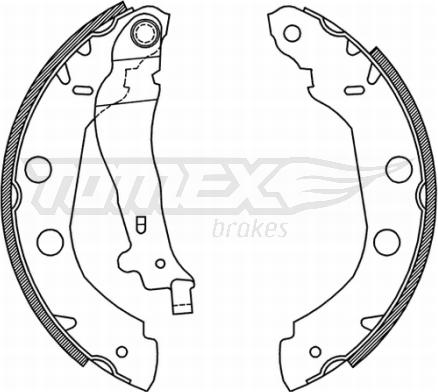 TOMEX brakes TX 21-01 - Juego de zapatas de frenos parts5.com