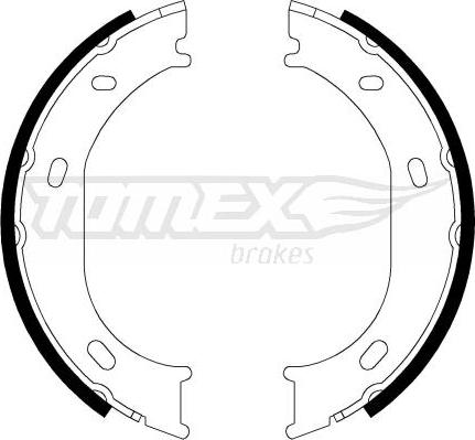 TOMEX brakes TX 21-17 - Σετ σιαγόνων φρένων parts5.com