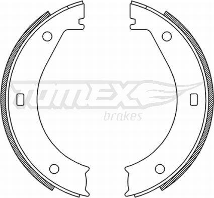 TOMEX brakes TX 21-25 - Fékpofakészlet parts5.com