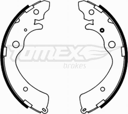 TOMEX brakes TX 21-74 - Σετ σιαγόνων φρένων parts5.com