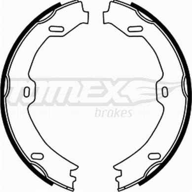 TOMEX brakes TX 21-72 - Fékpofakészlet parts5.com