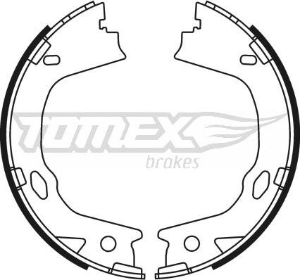 TOMEX brakes TX 23-47 - Fékpofakészlet parts5.com