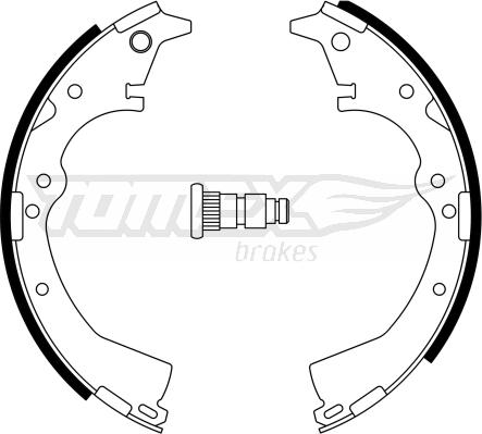 TOMEX brakes TX 23-36 - Fren pabuç takımı parts5.com