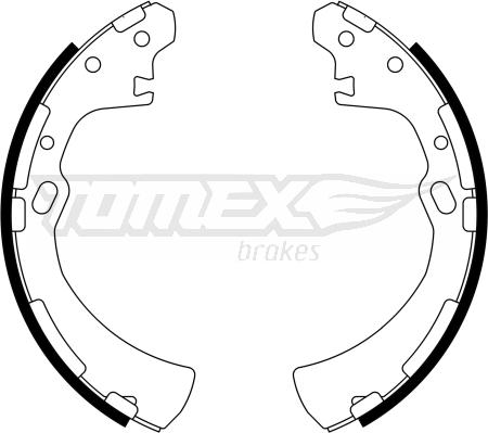 TOMEX brakes TX 23-31 - Juego de zapatas de frenos parts5.com