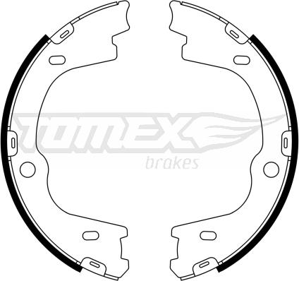 TOMEX brakes TX 23-27 - Bremsbackensatz parts5.com