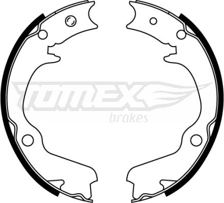 TOMEX brakes TX 22-41 - Juego de zapatas de frenos parts5.com