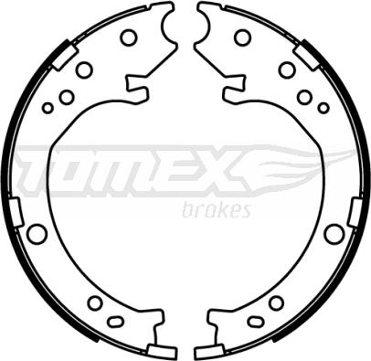 TOMEX brakes TX 22-51 - Garnitura zavorne celjusti parts5.com