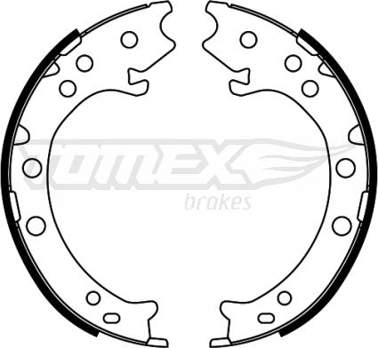 TOMEX brakes TX 22-52 - Комплект спирачна челюст parts5.com