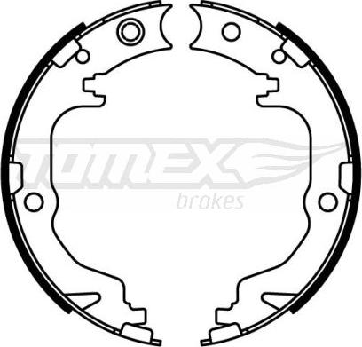 TOMEX brakes TX 22-60 - Bremsbackensatz parts5.com