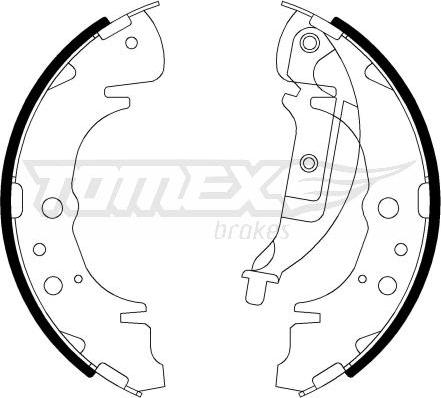 TOMEX brakes TX 22-06 - Juego de zapatas de frenos parts5.com