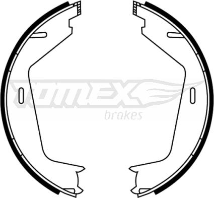 TOMEX brakes TX 22-11 - Fren pabuç takımı parts5.com