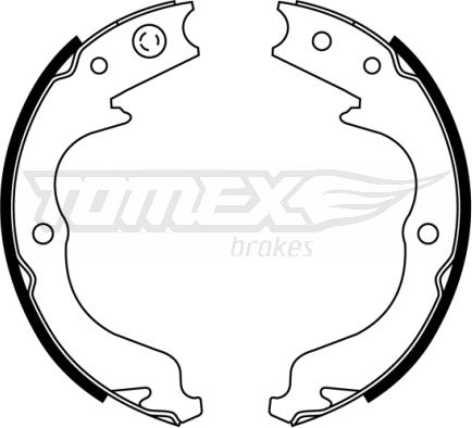 TOMEX brakes TX 22-81 - Juego de zapatas de frenos parts5.com