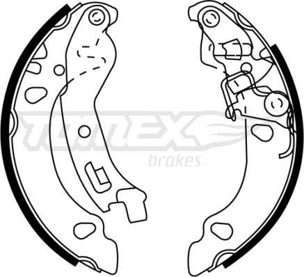 TOMEX brakes TX 22-36 - Juego de zapatas de frenos parts5.com