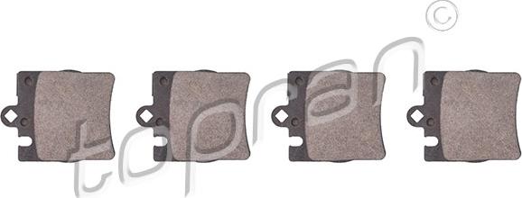 Topran 400 947 - Brake Pad Set, disc brake parts5.com