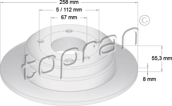 Topran 401 056 - Disco de freno parts5.com