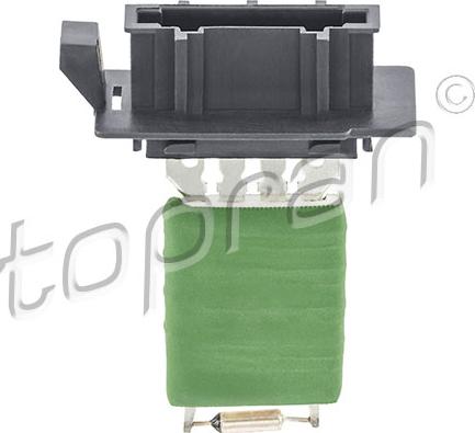 Topran 401 830 - Resitencia, ventilador habitáculo parts5.com