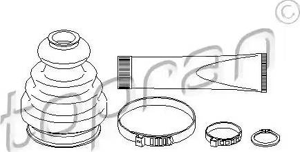 Topran 401 245 - Burduf cauciuc, articulatie planetara parts5.com