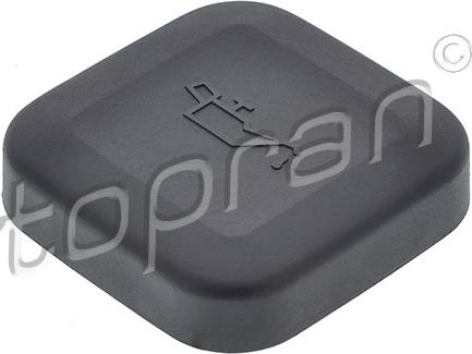 Topran 500 345 - Tapa, tubuladura de relleno de aceite parts5.com