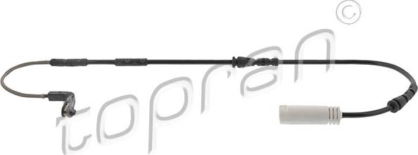 Topran 501 406 - Senzor de avertizare,uzura placute de frana parts5.com