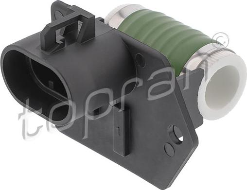 Topran 601 625 - Pre-resistor, electro motor radiator fan parts5.com