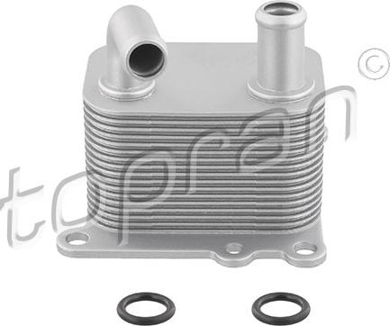 Topran 625 267 - Radiador de aceite, aceite motor parts5.com