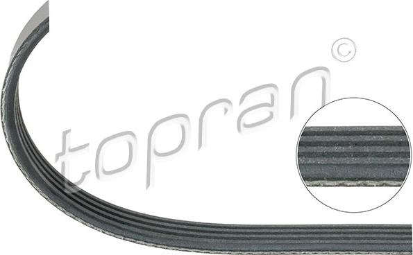 Topran 500 683 - Ozubený klínový řemen parts5.com