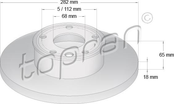 Topran 104 088 - Disc frana parts5.com