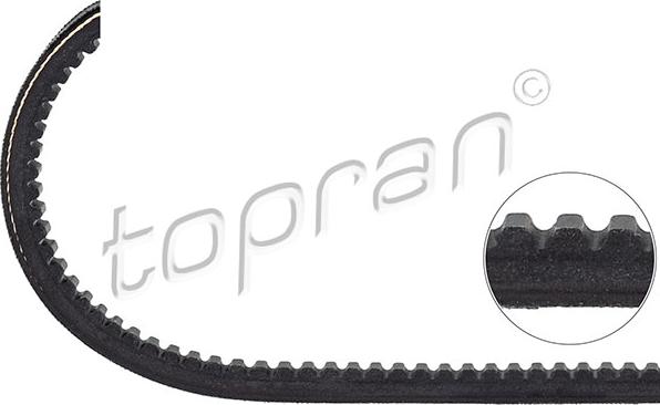 Topran 100 229 - Клиновой ремень, поперечные рёбра parts5.com