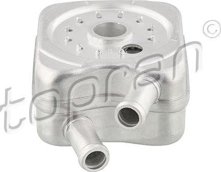 Topran 101 448 - Radiador de aceite, aceite motor parts5.com