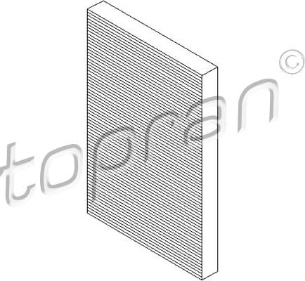 Topran 108 412 - Filtar, zrak unutarnjeg prostora parts5.com