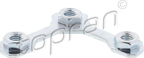 Topran 108 160 - Placuta de asigurare, articulatie de sarcina / ghidare parts5.com