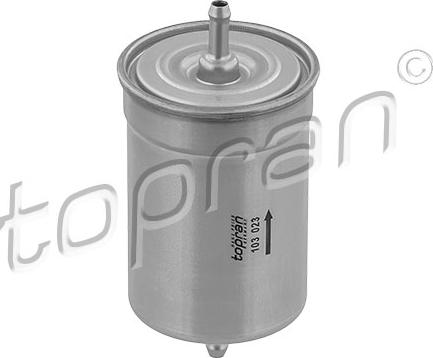 Topran 103 023 - Kraftstofffilter parts5.com