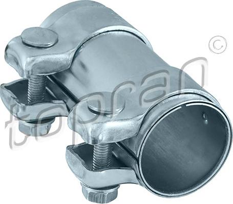 Topran 107 222 - Pipe Connector, exhaust system parts5.com