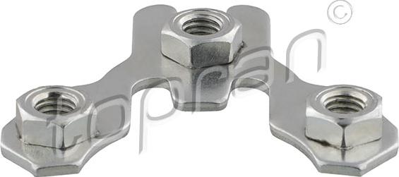 Topran 102 773 - Placuta de asigurare, articulatie de sarcina / ghidare parts5.com