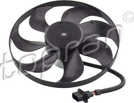 Topran 107 704 - Fan, radiator parts5.com