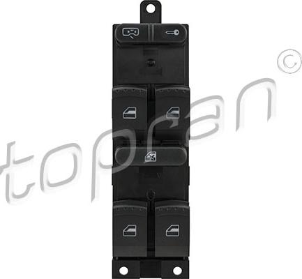 Topran 114 289 - Switch, door lock system parts5.com