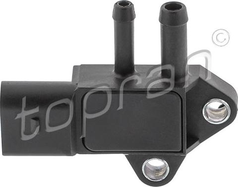 Topran 114 224 - Sensor, presión gas de escape parts5.com